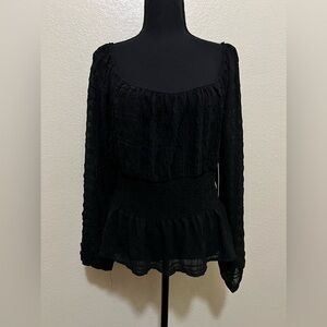 Elegant Black Women's Top